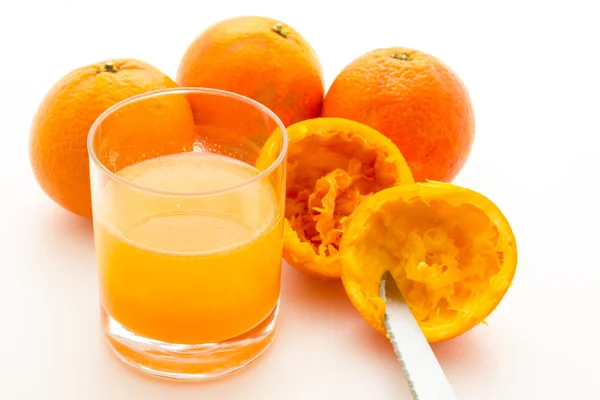 Portakal suyu görünümü — Stok fotoğraf