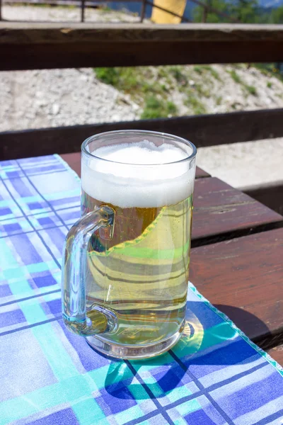 Glas bier — Stockfoto