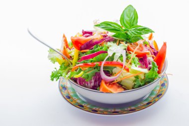 Sebze salatası görünümü