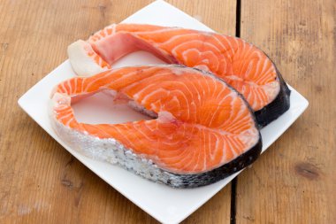 Somon steak görünümü