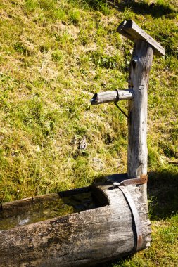 Ahşap Çeşme görünümü