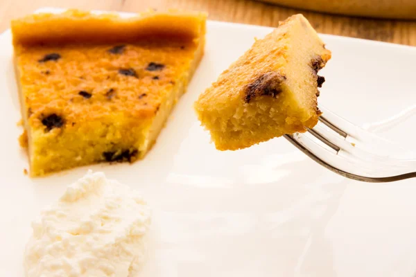 Bolo de queijo saboroso — Fotografia de Stock