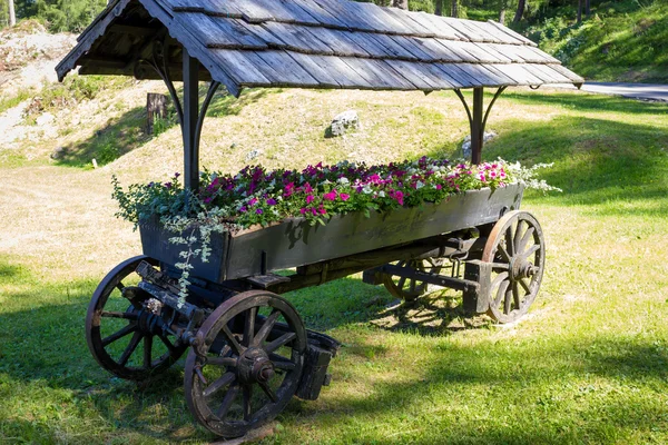 Ahşap çiçek kutusu