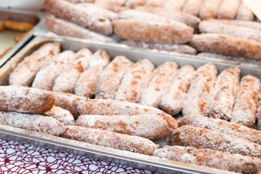 Sfinci Sicilya İtalya yakın çekim