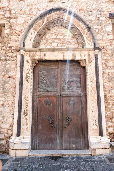 Taormina Sicily Italy View — Stock Photo, Image