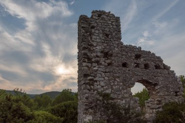 Yunanistan 'da Kefalonia' daki Fiskardo 'nun Norman kalıntıları
