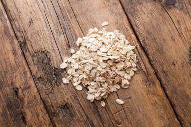 Küçük organik yulaf lapaları