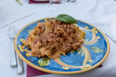 Sicilya ragusuyla Tagliatelle