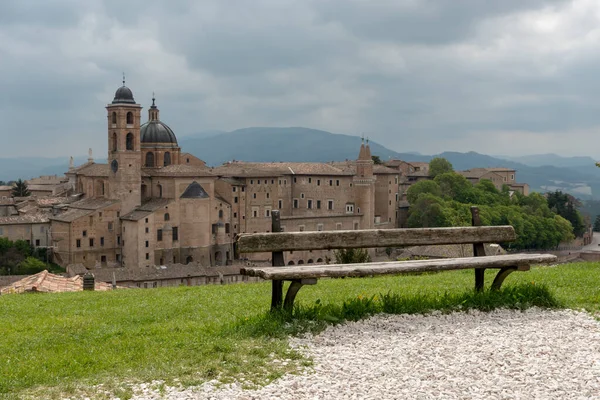 Widok Miasto Urbino — Zdjęcie stockowe