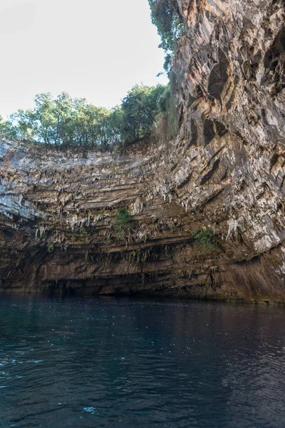Melissani Grotta Kefalonia Grekland — Stockfoto