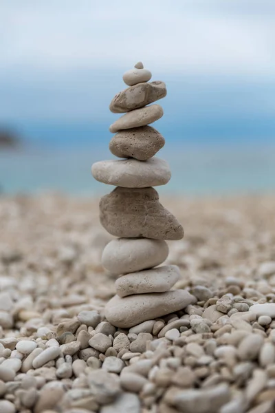 Equilibrio Piedra Cerca — Foto de Stock