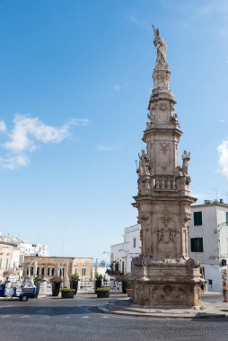 Lecce Puglia caddesi binaları