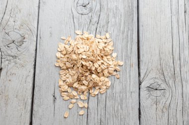 Küçük organik yulaf lapaları