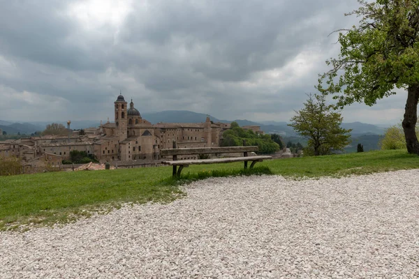 Pohled Město Urbino — Stock fotografie