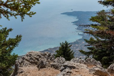 Yunanistan 'daki Cefalonia Adası Panoraması