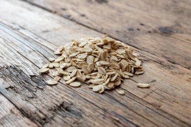 Küçük organik yulaf lapaları