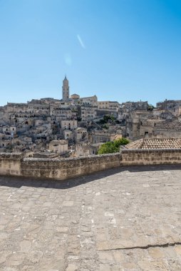 Matera Basilicata sokakları panorama