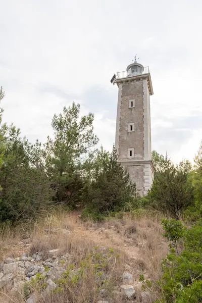 Der Venezianische Leuchtturm Fiskardo Kefalonia Griechenland — Stockfoto