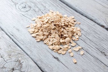 Küçük organik yulaf lapaları