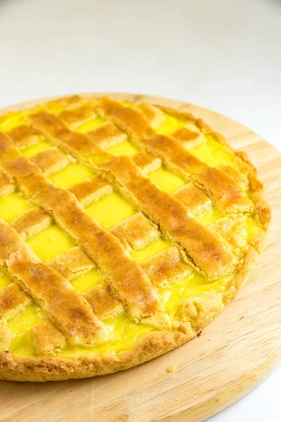 Lezzetli Güzel Yapımı Kremalı Tart — Stok fotoğraf