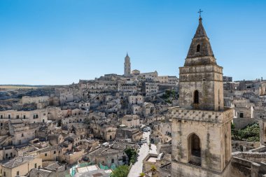 Matera Basilicata sokakları panorama