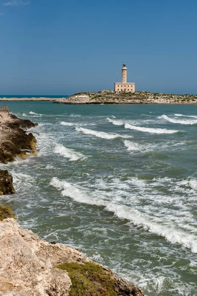 Vieste Puglia Denizi Kasabası — Stok fotoğraf