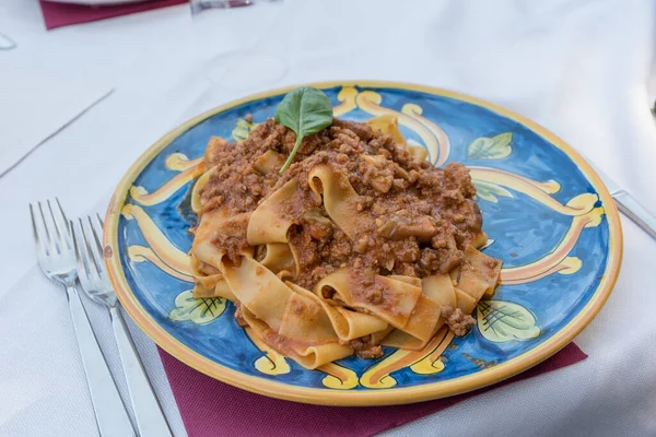 Sicilya ragusuyla Tagliatelle