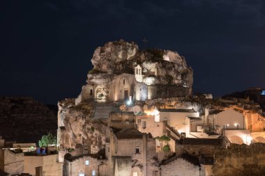 Matera Basilicata sokakları panorama