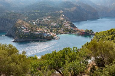 Assos Kefalonia Şehri Yunanistan