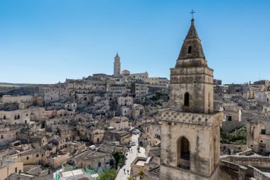 Matera Basilicata sokakları panorama