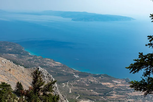Panorama Van Het Eiland Cefalonia Griekenland — Stockfoto