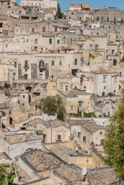 Matera Basilicata sokakları panorama