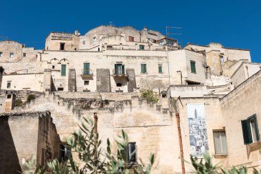Matera Basilicata sokakları panorama