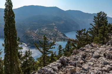 Assos Kefalonia Şehri Yunanistan