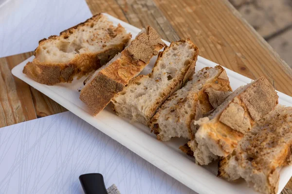 Apulia Bread Appetizer — Stock Photo, Image