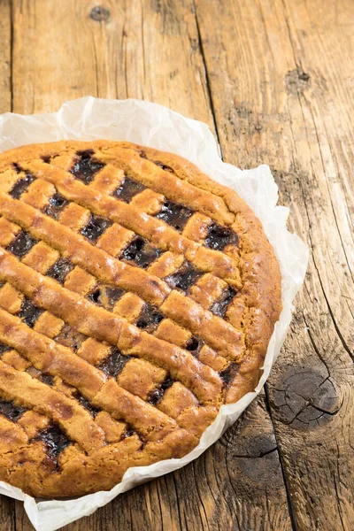 Tasty Tart Homemade Fig Jam — Stock Photo, Image