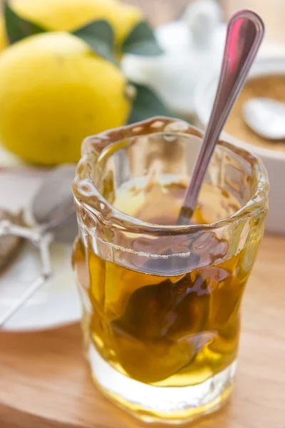 柠檬绿茶 — 图库照片