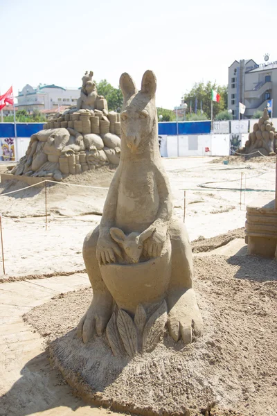 Zand sculpturen — Stockfoto