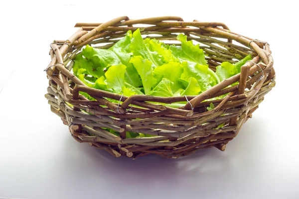 Cesta de salada — Fotografia de Stock