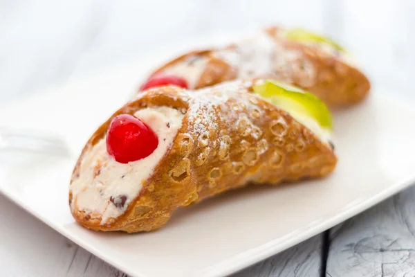 Sicilian cannoli from Italy — Stock Photo, Image