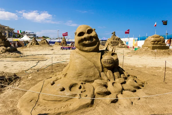 Esculturas de areia — Fotografia de Stock