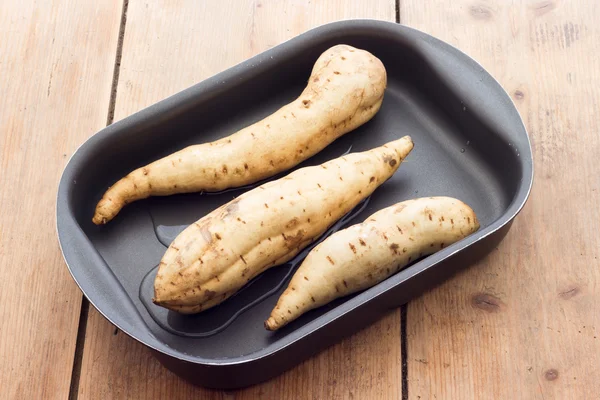 Patate dolci pronte per essere cotte — Foto Stock