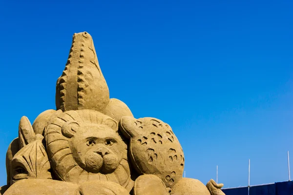 Sand sculptures — Stock Photo, Image