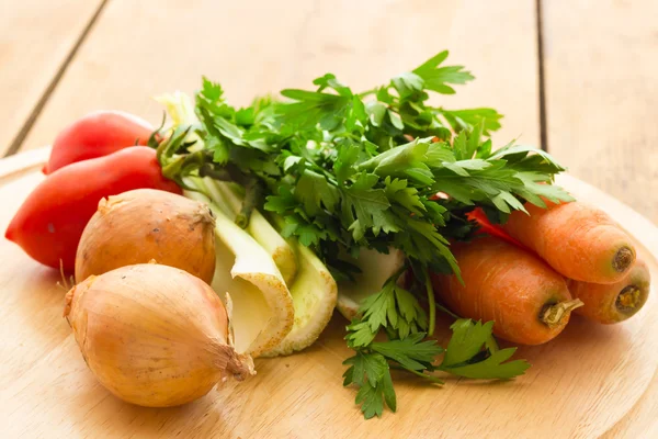 Vegetables for vegetable broth — Stock Photo, Image