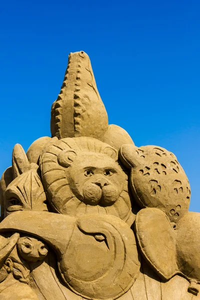 Zand sculpturen — Stockfoto