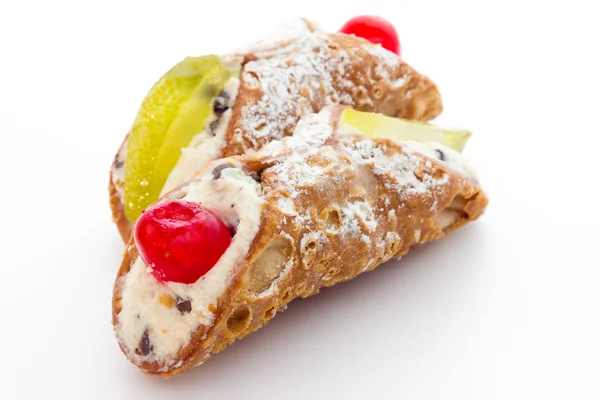 Sicilian cannoli from Italy — Stock Photo, Image