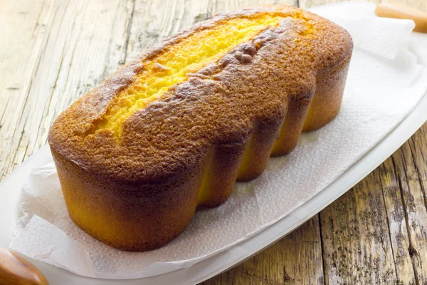 Oranje plumcake thuis gemaakt — Stockfoto