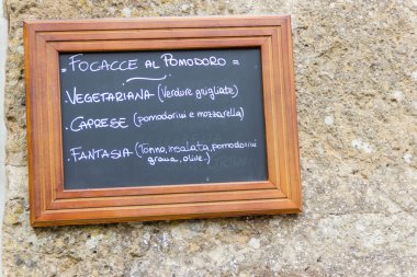Tuscan restoranlar belirtileri
