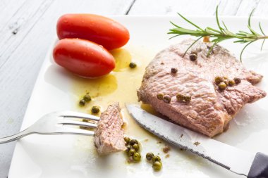 yeşil biber ile sığır eti