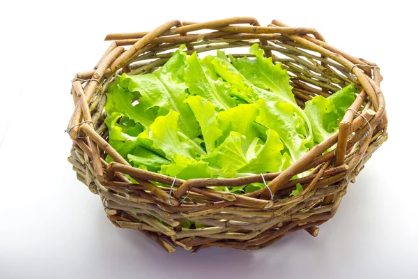 Cesta de salada — Fotografia de Stock